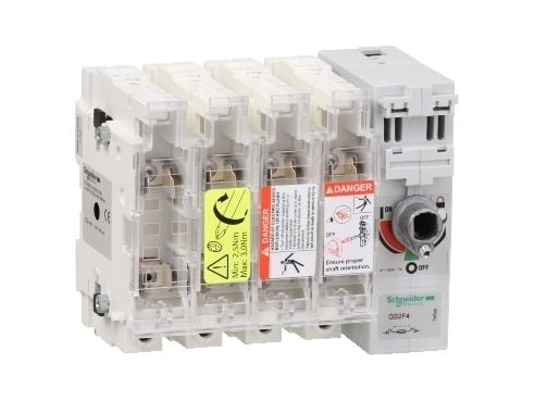 Schneider Electric GS2F, 4P, 750 V, 8 kV, 50/60 Hz, 40 A, 850 °C
