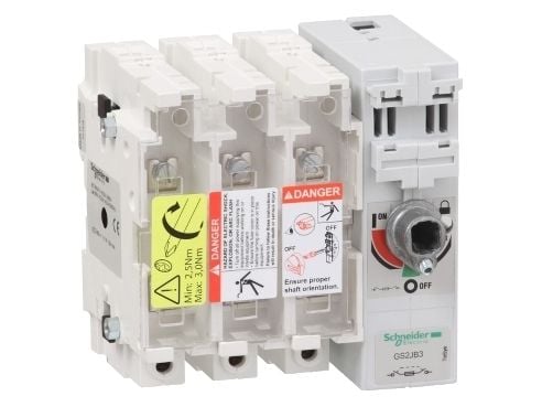 Schneider Electric GS2J, 3P, 750 V, 8 kV, 50/60 Hz, 100 A, 850 °C Schneider Electric GS2J, 3P, 750 V, 8 kV, 50/60 Hz, 100 A, 850 °C