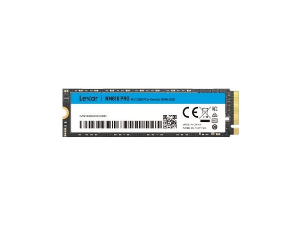 Lexar NM610 Pro - SSD - 1 TB - intern - M.2 2280 - PCIe 3.0 x4 (NVMe)