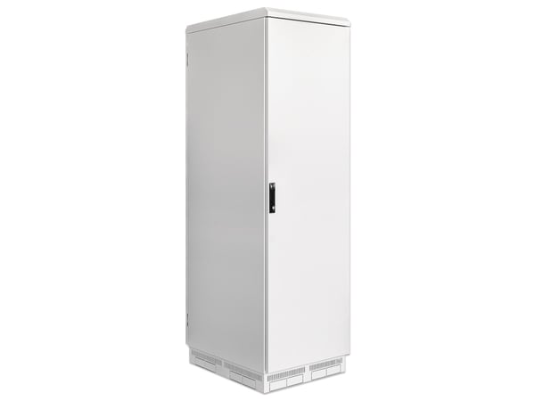 Intellinet 716147, Veggmonterbar hylle, 42U, 1000 kg, Nøkkellås, 115 kg, Grå