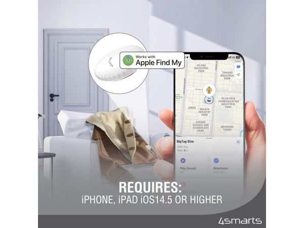 4smarts 540550, Søker, Flerfarget, iOS 14.5, iOS 15, iOS 16, 10 g, 32 mm, 32 mm