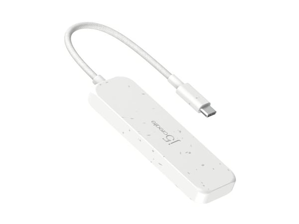 j5create JCH342EW - Hub - miljøvennlig, USB-C - 2 x USB 3.2 Gen 2 + 2 x USB-C 3.2 Gen 2 - stasjonær