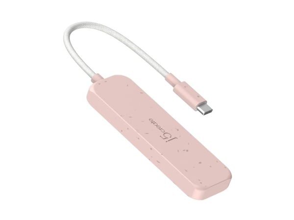 j5create JCH342ER - Hub - miljøvennlig, USB-C - 2 x USB 3.2 Gen 2 + 2 x USB-C 3.2 Gen 2 - stasjonær