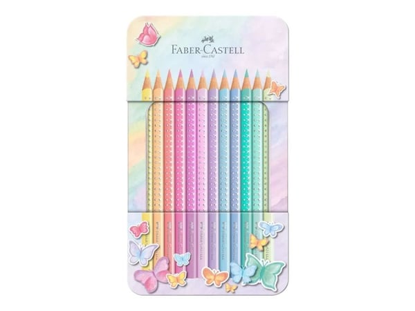 Faber-Castell SPARKLE - Fargeblyant - assorterte farger - 12 deler