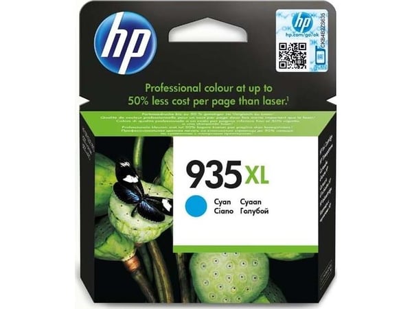 Original HP 935XL cyan blekk/tusj C2P24AE (9,5 ml) til HP Officejet 6812/6815 og Officejet Pro 6230/6830/6835