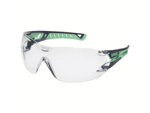 uvex pheos nxt 9128295 Suojalasit UV-suojalla Harmaa, Vihreä EN 166:2001, EN 170:2002