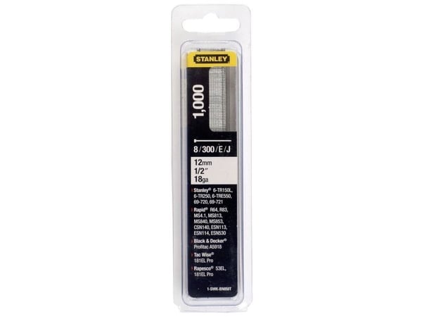 Stanley 1-SWK-BN050T, Clamp, bolt & nail assortment, 1000 stykker, 1,2 cm, TR150L TR250 TRE650 TRE550, Boks
