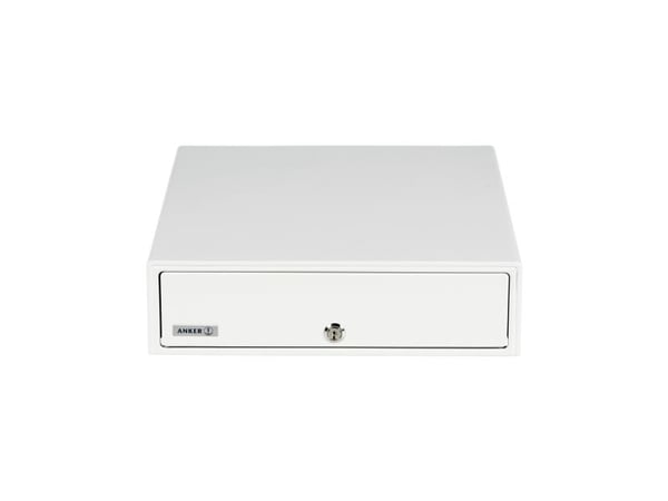 AKS-ANKER MDX13E, Elektronisk pengeskuff, Stål, Hvit, DC, 24 V, 330 mm