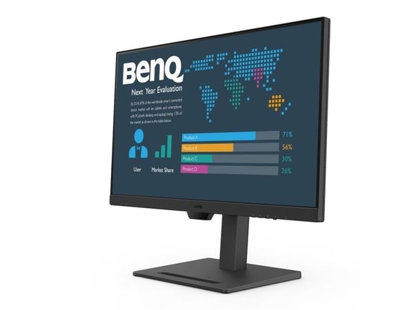 BenQ BL2790QT - LED-skjerm - 27" - 2560 x 1440 2K @ 75 Hz - IPS - 350 cd/m² - 1000:1 - 5 ms - HDMI, DisplayPort, USB-C - høyttalere