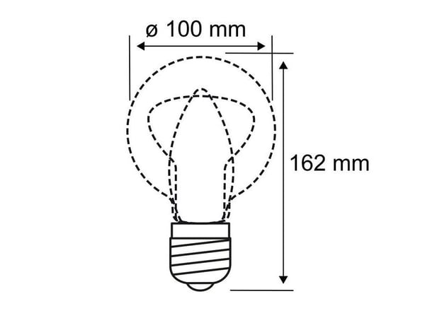 Paulmann 29084 LED (RGB) lamppu E27 Cylinder Helix 3,5 W Kultainen (Ø x K) 100 mm x 162 mm 1 kpl