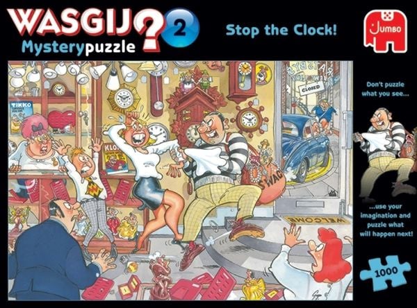 Jumbo Puzzle Wasgij Mystery 2 Pysäytä kello 1000 palaa (81933)