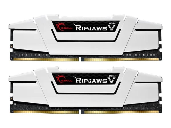 G.Skill Ripjaws V - DDR4 - sett - 32 GB: 2 x 16 GB - DIMM 288-pin - 3600 MT/s / PC4-28800 - CL18 - 1.35 V - ikke-bufret - ikke-ECC