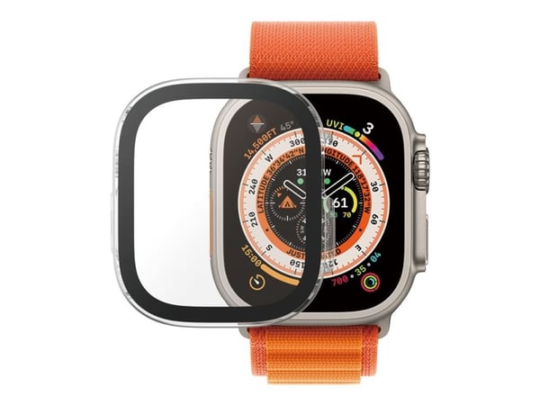 PanzerGlass™ | Full Body - Näytönsuoja älykellolle - Läpinäkyvä | Apple Watch 9 Ultra (49mm)