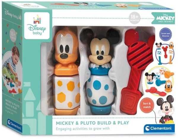 Clementoni Disney Baby - Baby Mickey Build and Play