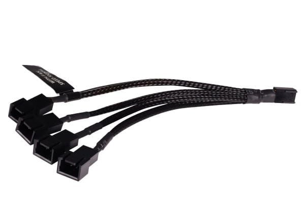 Alphacool 18694, 0,15 m, 3-pin, 4 x Fan (3-pin), Hunkjønn, Hankjønn, Rett