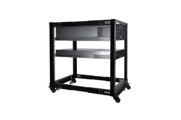 Alphacool ES 19" Open Frame palvelinteline 15U säädettävä syvyys (13736)