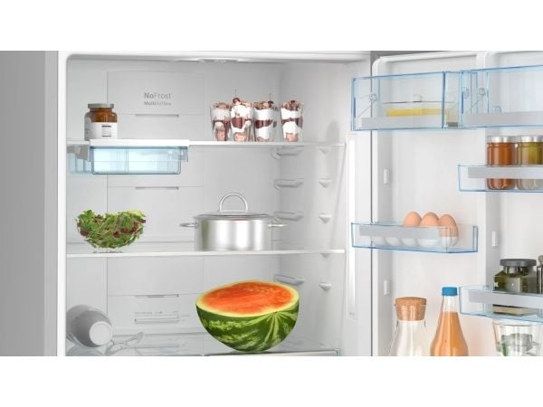 Bosch Serie 6 KGN76AXDR, 526 l, Ikke-frost (kjøleskap), SN-T, 10 kg/24t, D, Svart