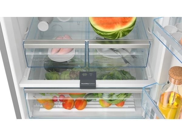 Bosch Serie 6 KGN76AXDR, 526 l, Ikke-frost (kjøleskap), SN-T, 10 kg/24t, D, Svart