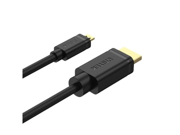 UNITEK Y-C182 HDMI-kabel 2 m HDMI Type D (Mikro) HDMI Type A (Standard) Svart