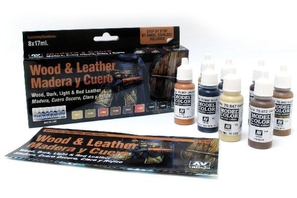 Vallejo 70.182, 17 ml, Svart, Brun, Sand, Matte, Flaske