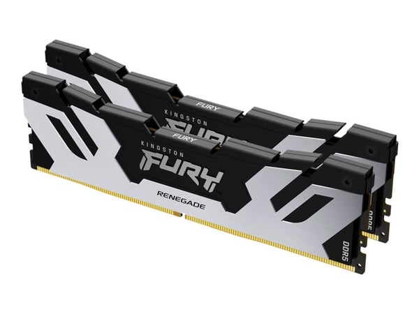 Kingston FURY Renegade - DDR5 - sats - 32 GB: 2 x 16 GB - DIMM 288-pin - 8000 MT/s / PC5-64000 - CL38 - 1.1 V - ej buffrad - on-die ECC - svart med...