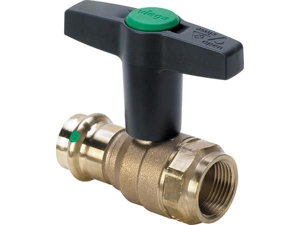 VIEGA Easytop presskuglehane RØDGODS 22MM X 3/4"med SC-Contur