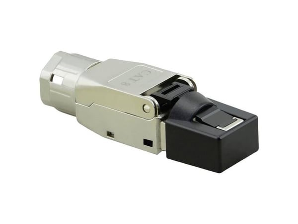 VALUE 21.99.1804, RJ-45, Sølv, Hankjønn, Rett, Zink, Cat8