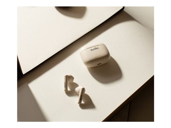 Sudio A1WHT, True Wireless Stereo (TWS), Puhelut/Musiikki, 35,8 g, Kuulokkeet, Valkoinen