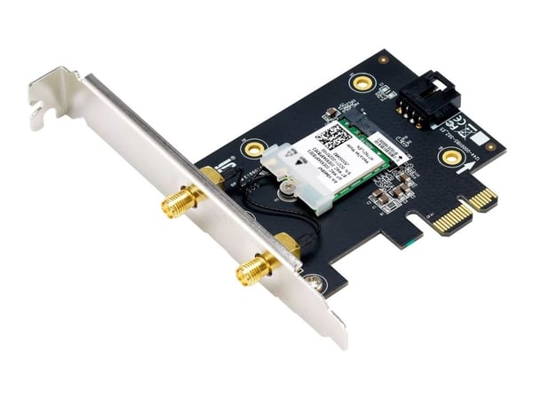 ASUS PCE-AX1800 - Nettverksadapter - PCI Express x1 - 802.11a, 802.11b/g/n, 802.11ax, Bluetooth 5.2