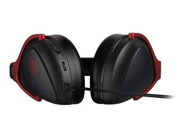ASUS ROG Delta S Core - Hodesett - full størrelse - kablet - 3,5 mm jakk - svart