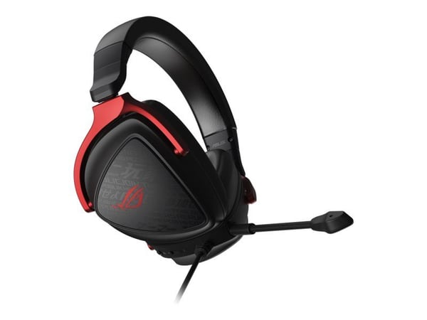 ASUS ROG Delta S Core - Hodesett - full størrelse - kablet - 3,5 mm jakk - svart