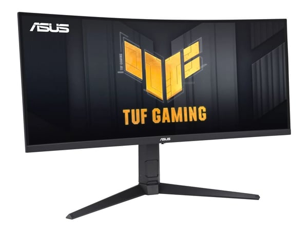 ASUS TUF Gaming VG34VQEL1A - LED-skjerm - gaming - kurvet - 34" - 3440 x 1440 UWQHD @ 100 Hz - VA - 300 cd/m² - 3000:1 - HDR10 - 1 ms - 2xHDMI, Dis...