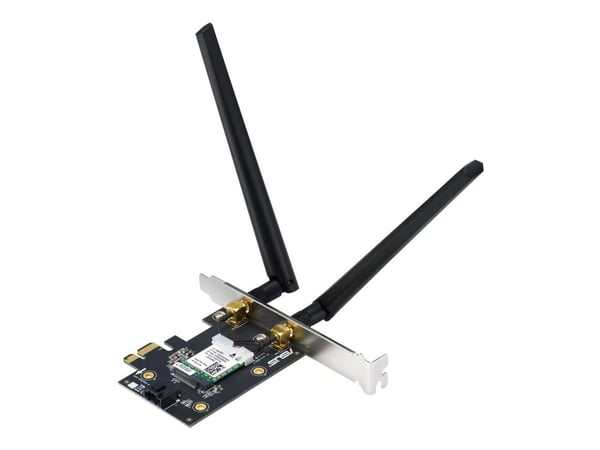 ASUS PCE-AX1800 - Nettverksadapter - PCI Express x1 - 802.11a, 802.11b/g/n, 802.11ax, Bluetooth 5.2