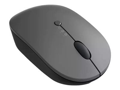 Lenovo Go Multi-Device, Molempikätinen, Optinen, RF Wireless + Bluetooth, 2400 DPI, Musta, Harmaa