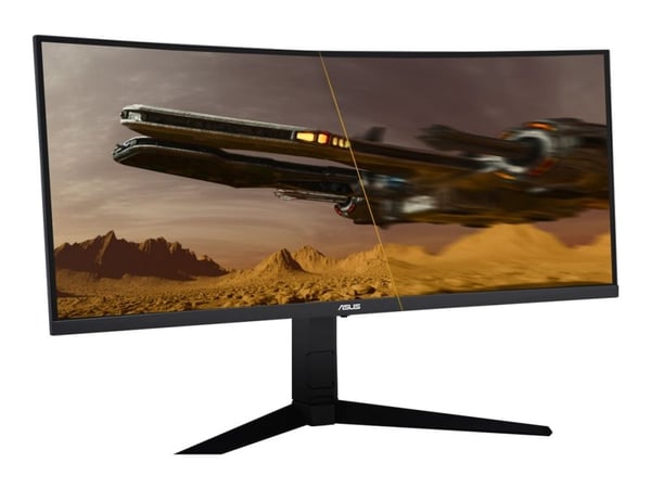 ASUS TUF Gaming VG34VQEL1A - LED-skjerm - gaming - kurvet - 34" - 3440 x 1440 UWQHD @ 100 Hz - VA - 300 cd/m² - 3000:1 - HDR10 - 1 ms - 2xHDMI, Dis...