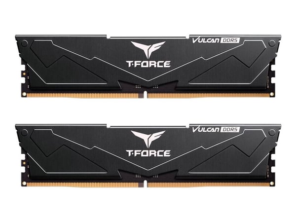 Team Vulcan Black 32GB DDR5 6000, CL38, (2x16GB), FLBD532G6000HC38ADC01