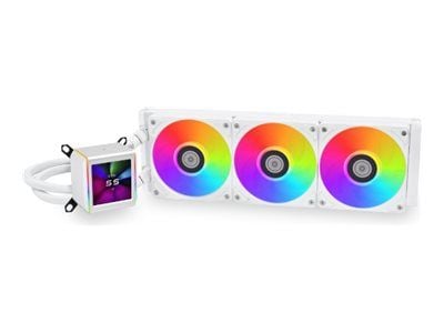 Lian Li Galahad II LCD - Væskekjølesystem for prosessor - toppmonterbar, frontmonterbar, side mountable - Radiatorstørrelse: 360 mm - (for: AM4, LG...