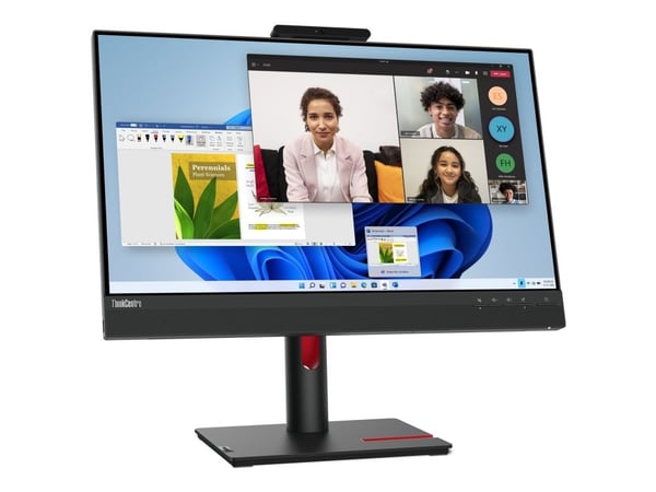Lenovo ThinkCentre Tiny-in-One 24 Gen 5 - LED-skjerm - 23.8" - berøringsskjerm - 1920 x 1080 Full HD (1080p) @ 60 Hz - IPS - 250 cd/m² - 1000:1 - 4...