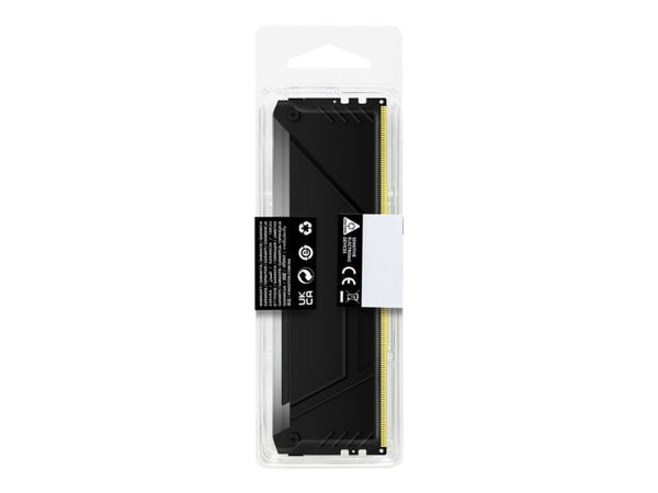 Kingston FURY Beast RGB - DDR4 - modul - 16 GB - DIMM 288-PIN - 3200 MHz / PC4-25600 - CL16 - 1,35 V - ikke bufferet - ikke-ECC - sort