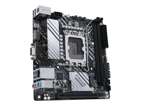 ASUS PRIME H610I-PLUS D4-CSM - Hovedkort - mini-ITX - LGA1700-sokkel - H610 Chipset - USB 3.2 Gen 1 - Gigabit LAN - innbygd grafikk (CPU kreves) - ...