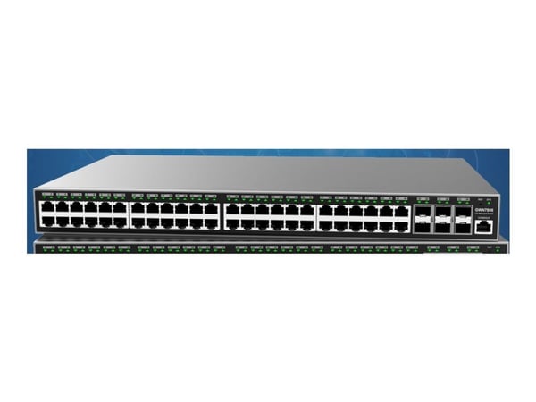 Grandstream GWN7800 Series GWN7806 - Switch - företagsklass - L2+ - Administrerad - 48 x 10/100/1000 + 6 x 10 Gigabit SFP+ - skrivbordsmodell, rack...