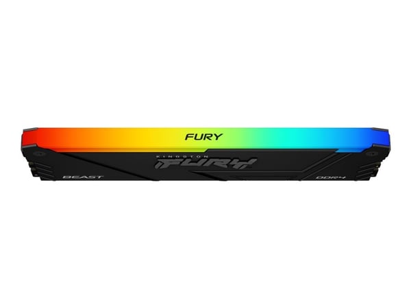 Kingston FURY Beast RGB - DDR4 - modul - 16 GB - DIMM 288-PIN - 3200 MHz / PC4-25600 - CL16 - 1,35 V - ikke bufferet - ikke-ECC - sort