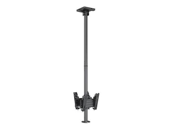 Multibrackets M Pro Series - Monteringskomponent (takplatta, fast arm, stång) - för kamerakupol - cctv - aluminium, stål - svart - monteringsgränss...