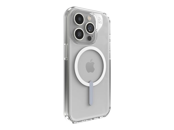 Zagg Crystal Palace - Baksidedeksel for mobiltelefon - MagSafe-samsvar - klart (snap) - for Apple iPhone 15 Pro