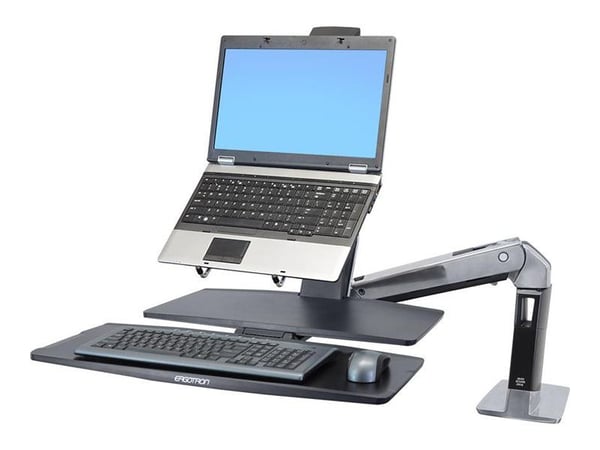 Ergotron - Monteringsbrett for notebookarm - svart - for Ergotron NX; LX Dual Side-by-Side Arm