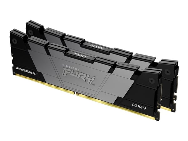 Kingston FURY Renegade - DDR4 - sats - 32 GB: 2 x 16 GB - DIMM 288-pin - 4000 MT/s / PC4-32000 - CL19 - 1.2 V - ej buffrad - icke ECC - svart
