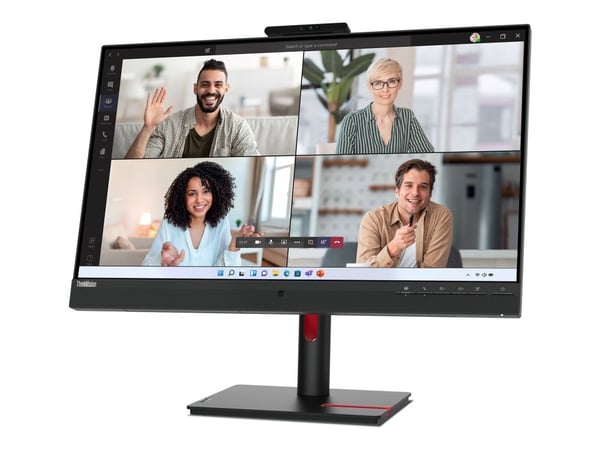 Lenovo ThinkVision T27hv-30 - LED-skjerm - 27" - 2560 x 1440 QHD - IPS - 300 cd/m² - 1000:1 - 4 ms - HDMI, DisplayPort, USB-C - høyttalere - ravnsort