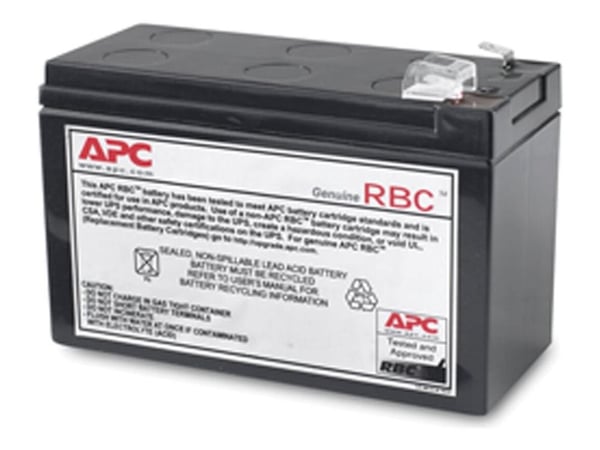 APC Replacement Battery Cartridge #114 - UPS-batteri - 60 VA - 1 x batteri - blysyre - svart - for P/N: BE450G, BE450G-CN, BE450G-LM, BN4001, BR500...