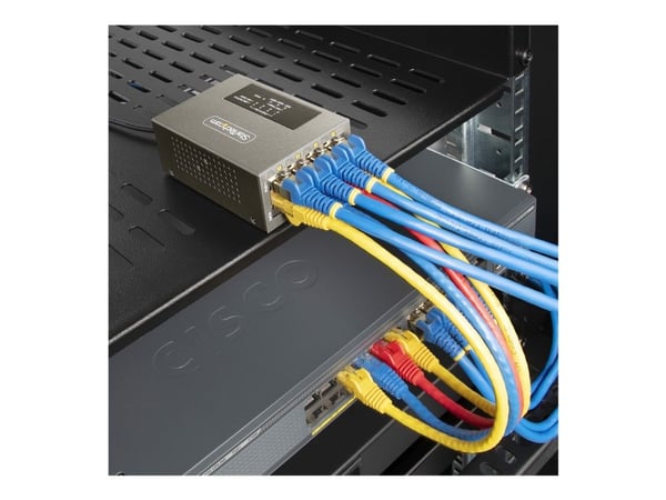 StarTech 4-Port Multi-Gigabit PoE++ Injector, 5/2.5G Ethernet (NBASE-T), PoE/PoE+/PoE++ (802.3af/802.3at/802.3bt), 160Watts Power Budget, Wall/DIN ...