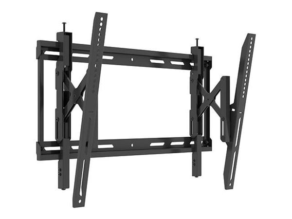 Multibrackets M - Monteringssett (veggmontering) - for TV - push-in pop-out - stål - svart - skjermstørrelse: 43"-86"